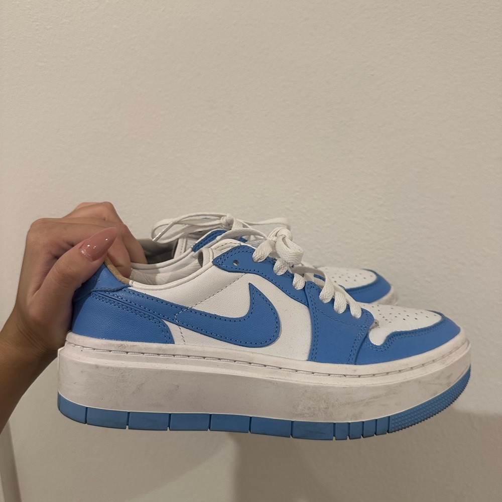 Jordan Women's Sneakers in Blue and White